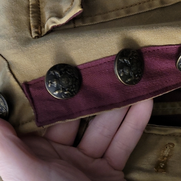 Free People Tan Military Style Jacket - Picture 8 of 9